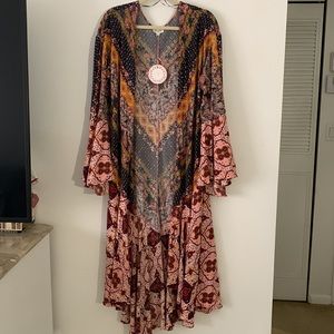 Cardigan 53” long,  sz M